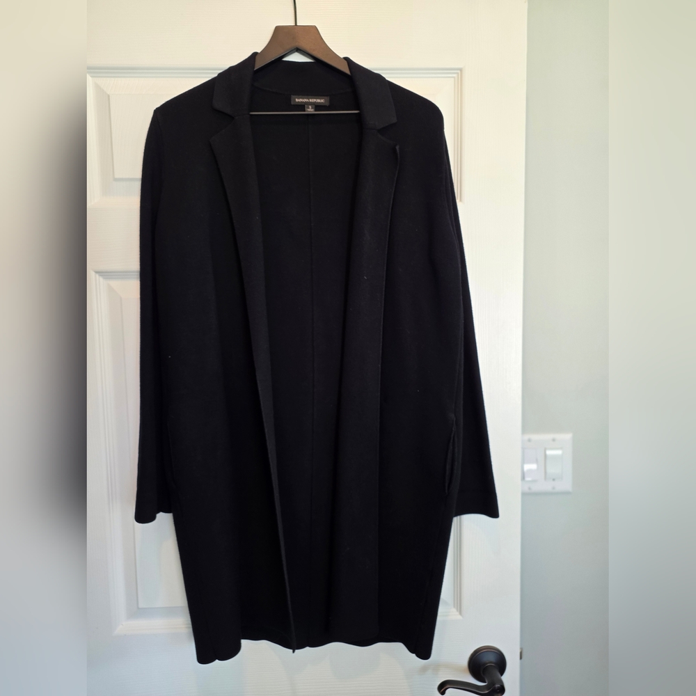 Banana Republic Black Women's Blazer Sweater